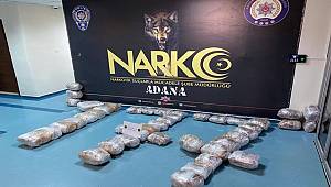 Adana'da 79 kilo esrar ele geçirildi
