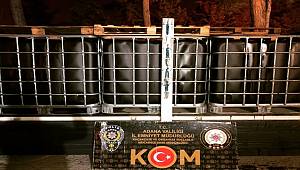 Adana'da 8 bin 200 litre kaçak akaryakıt ele geçirildi