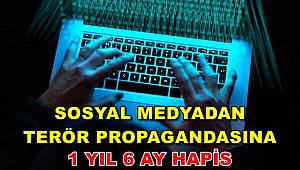 Adana'da sosyal medyadan terör propagandasına 1 yıl 6 ay hapis