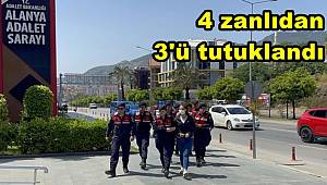 Antalya'da kablo hırsızlığından yakalanan 4 zanlıdan 3'ü tutuklandı 