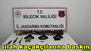 Bilecik’te silah kaçakçılarına baskın 