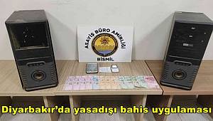 Diyarbakır’da yasadışı bahis uygulaması 