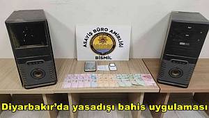 Diyarbakır’da yasadışı bahis uygulaması