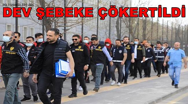 Diyarbakır polisinden dev operasyon, Doğu ve Güneydoğu Anadolu Bölgesinin en büyük dolandırıcılık şebekesi çökertildi