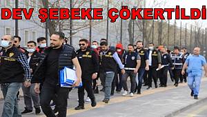 Diyarbakır polisinden dev operasyon, Doğu ve Güneydoğu Anadolu Bölgesinin en büyük dolandırıcılık şebekesi çökertildi