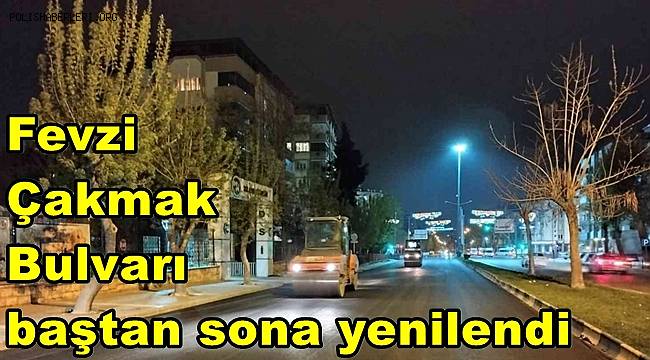 Fevzi Çakmak Bulvarı baştan sona yenilendi
