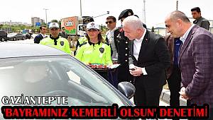 Gaziantep'te 2 bin 600 personelle bayramda trafik denetimi