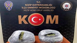 Gaziantep'te durdurulan araçtan 10 kilo 500 gram esrar çıktı 