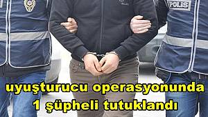 Gaziantep'te uyuşturucu operasyonunda 1 şüpheli tutuklandı