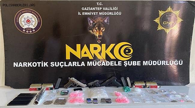 Gaziantep'teki uyuşturucu operasyonlarında 22 tutuklama 