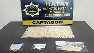 Hatay’da 974 adet uyuşturucu hap ele geçirildi