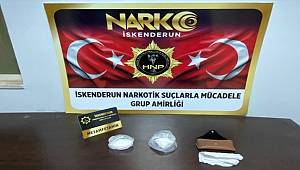 İskenderun'da otomobilinde uyuşturucu bulunan sürücü tutuklandı 