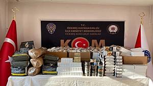 İzmir’de polisten kaçak sigaraya geçit yok