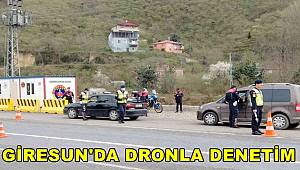 Jandarmadan dronlu trafik denetimi 