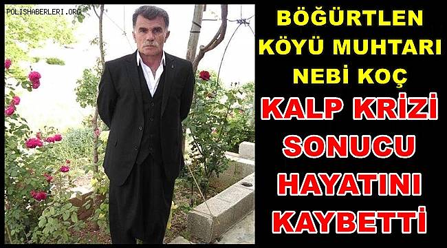 Keklik avına çıkan muhtar kalp krizi sonucu hayatını kaybetti