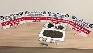 Kütahya’da 3 kişinin üzerinden uyuşturucu çıktı