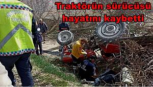 Malatya'da devrilen traktörün sürücüsü hayatını kaybetti