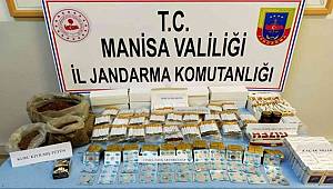 Manisa’da jandarmadan kaçak sigara operasyonu