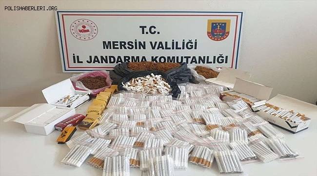 Mersin'de 2 bin 800 paket gümrük kaçağı sigara ele geçirildi 