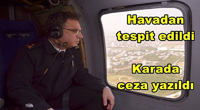 Mersin'de Jandarmadan Helikopter Destekli Trafik Denetimi 