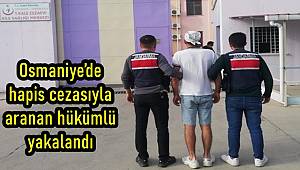 Osmaniye’de hapis cezasıyla aranan hükümlü yakalandı