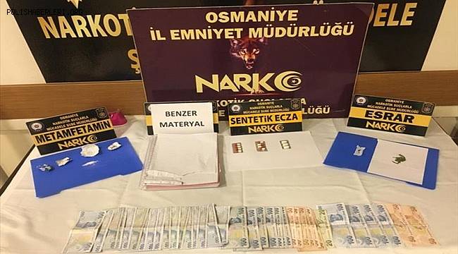 Osmaniye'de uyuşturucu operasyonunda yakalanan 7 zanlıdan 1'i tutuklandı
