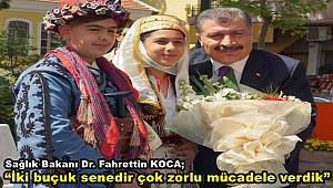 Sağlık Bakanı Koca, “İki buçuk senedir çok zorlu mücadele verdik”