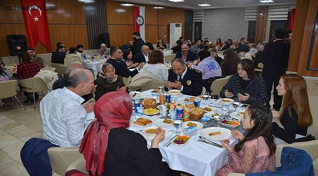 Şehit aileleri ve gaziler, emniyetin iftar yemeğinde buluştu 