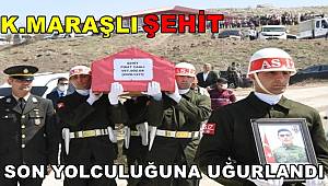 Şehit sözleşmeli er Fırat Canlı, Kahramanmaraş'ta son yolculuğuna uğurlandı