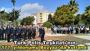 Türk Polis Teşkilatı'nın 177. yıldönümü Bozyazı'da kutlandı