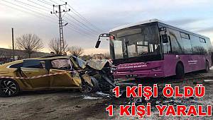 Van’da trafik kazası, 1 ölü, 1 yaralı