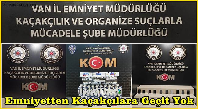 Van Emniyeti Kaçakçılara Geçit Vermiyor  
