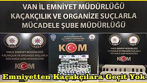 Van Emniyeti Kaçakçılara Geçit Vermiyor  