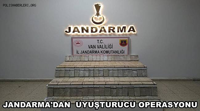 Van Jandarma'dan Uyuşturucu Operasyonu