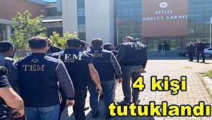 Bitlis’te PKK/KCK operasyonunda 4 kişi tutuklandı 