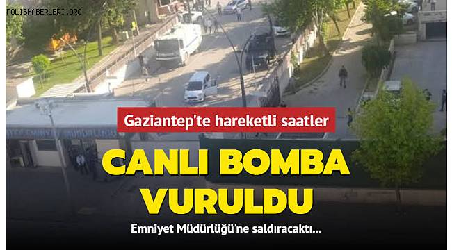 Emniyete Saldırmak İsteyen Canlı Bomba Vuruldu 