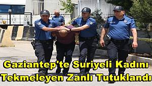 Gaziantep'te Suriyeli Yaşlı Kadını Tekmeleyen Zanlı Tutuklandı