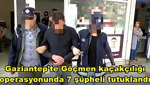 Göçmen kaçakçılığı operasyonunda 7 şüpheli tutuklandı