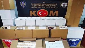 Hatay’da 270 bin adet kaçak makaron ele geçirildi 