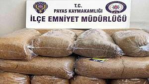 Hatay'da 80 kilo kıyılmış tütün ele geçirildi