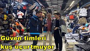 Kayseri'de güven timleri kuş uçurtmuyor