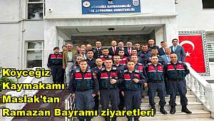 Köyceğiz Kaymakamı Maslak'tan Ramazan Bayramı ziyaretleri 