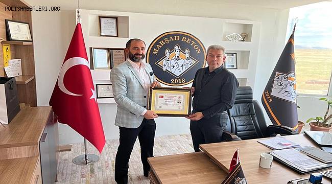 Mardin Bölge Müdürü Polat'tan Marşah Beton Firmasına Ziyaret