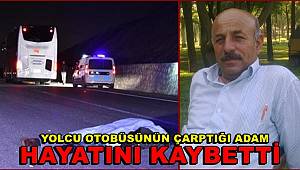 Nusaybin'de yolcu otobüsünün çarptığı adam yaşamını yitirdi