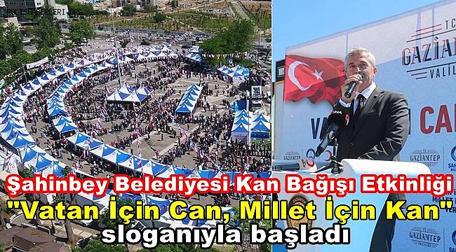 Şahinbey'den kan bağışı yapanlara spor ayakkabı hediye 