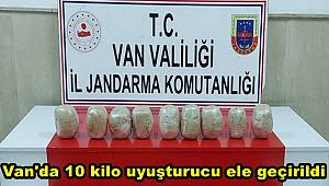Van'da 10 kilo uyuşturucu ele geçirildi