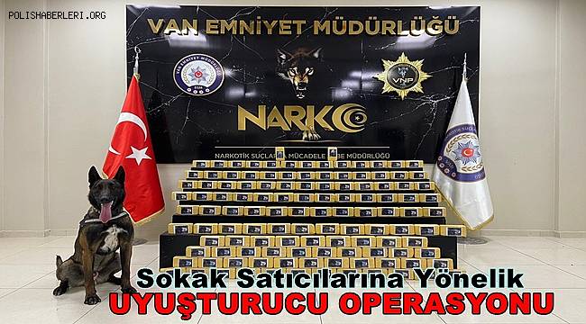 Van'da Sokak Satıcılarına Yönelik Uyuşturucu Operasyonu