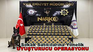 Van'da Sokak Satıcılarına Yönelik Uyuşturucu Operasyonu