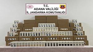 Adana'da piyasa değeri 682.500 TL olan parfüm ele geçirildi