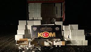 Aksaray'da 28 milyon 500 bin makaron ele geçirildi, 2 şüpheli yakalandı 